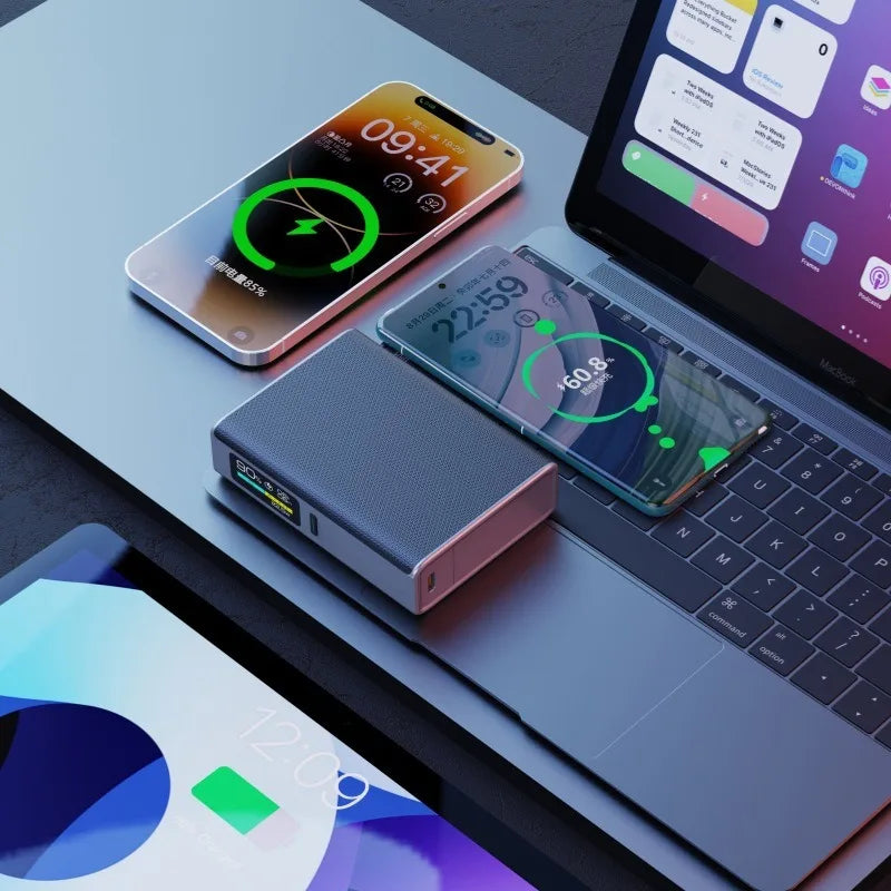 CCC 20000mAh high-capacity Portable Power Bank 22.5W PD LED Display External Power Supply Fast Charging For IPhone Xiaomi