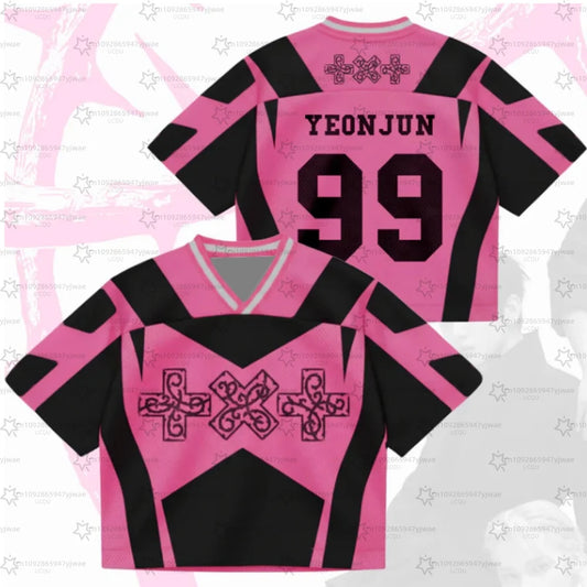 Summer Men's&Women's Album 7th Year TXT Jersey Gift For Lovers Tee Fan Gift Plus Size Fashion Street Top Casual T-shirt