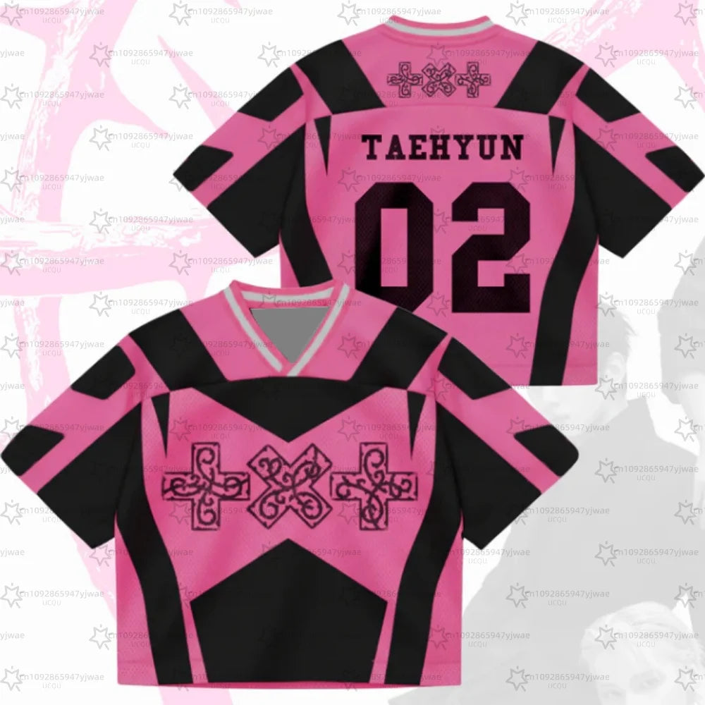 Summer Men's&Women's Album 7th Year TXT Jersey Gift For Lovers Tee Fan Gift Plus Size Fashion Street Top Casual T-shirt